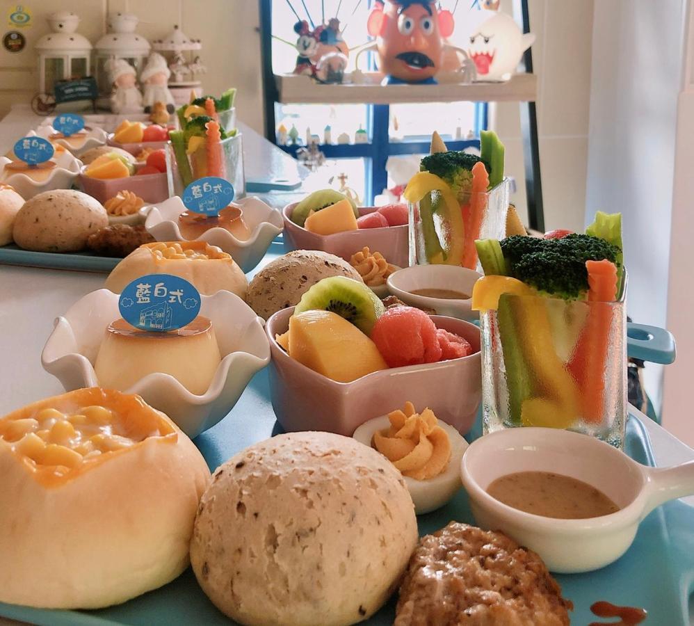 Blue And White Style Holiday B&B 관샨 외부 사진